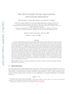 Data-Driven Sample Average Approximation with Covariate Information