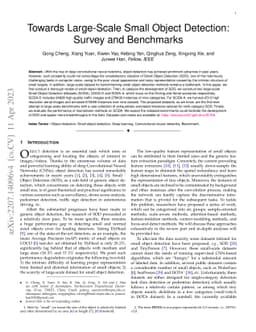 Towards Large-Scale Small Object Detection: Survey and Benchmarks