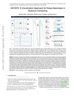 VACSEN: A Visualization Approach for Noise Awareness in Quantum
  Computing