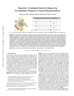 BeauVis: A Validated Scale for Measuring the Aesthetic Pleasure of
  Visual Representations