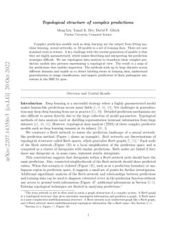Topological structure of complex predictions