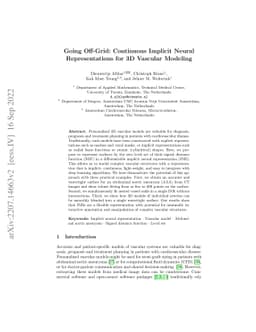 Going Off-Grid: Continuous Implicit Neural Representations for 3D
  Vascular Modeling