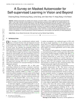 A Survey on Masked Autoencoder for Self-supervised Learning in Vision
  and Beyond
