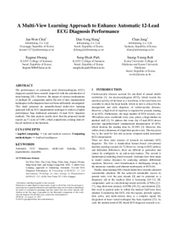 A Multi-View Learning Approach to Enhance Automatic 12-Lead ECG
  Diagnosis Performance