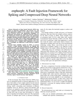enpheeph: A Fault Injection Framework for Spiking and Compressed Deep
  Neural Networks