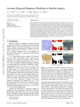 Accurate Polygonal Mapping of Buildings in Satellite Imagery