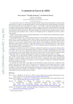 A comment on Guo et al. [arXiv:2206.11228]
