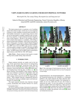 N-RPN: Hard Example Learning for Region Proposal Networks