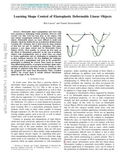Learning Shape Control of Elastoplastic Deformable Linear Objects