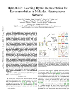 HybridGNN: Learning Hybrid Representation in Multiplex Heterogeneous
  Networks