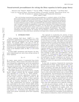 Neural-network preconditioners for solving the Dirac equation in lattice
  gauge theory