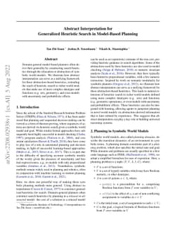Abstract Interpretation for Generalized Heuristic Search in Model-Based
  Planning