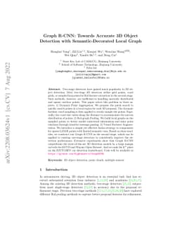Graph R-CNN: Towards Accurate 3D Object Detection with
  Semantic-Decorated Local Graph