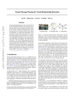 Neural Message Passing for Visual Relationship Detection
