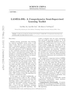 LAMDA-SSL: Semi-Supervised Learning in Python