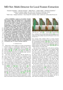 MD-Net: Multi-Detector for Local Feature Extraction