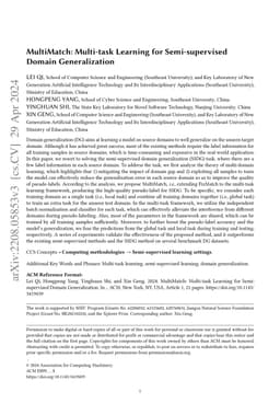 MultiMatch: Multi-task Learning for Semi-supervised Domain
  Generalization
