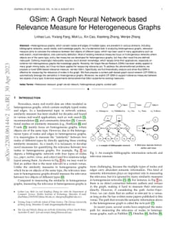 GSim: A Graph Neural Network based Relevance Measure for Heterogeneous
  Graphs