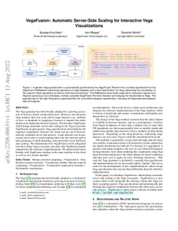 VegaFusion: Automatic Server-Side Scaling for Interactive Vega
  Visualizations