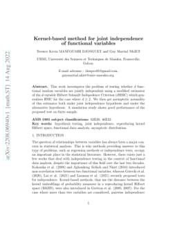 Kernel-based method for joint independence of functional variables