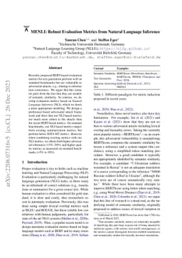 MENLI: Robust Evaluation Metrics from Natural Language Inference