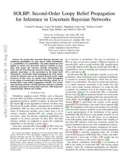 SOLBP: Second-Order Loopy Belief Propagation for Inference in Uncertain
  Bayesian Networks