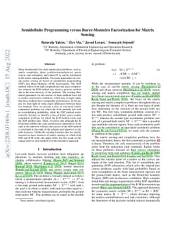 Semidefinite Programming versus Burer-Monteiro Factorization for Matrix
  Sensing