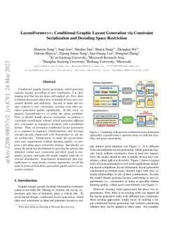 LayoutFormer++: Conditional Graphic Layout Generation via Constraint
  Serialization and Decoding Space Restriction