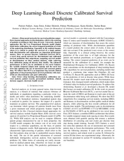 Deep Learning-Based Discrete Calibrated Survival Prediction