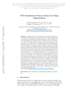 FCN-Transformer Feature Fusion for Polyp Segmentation