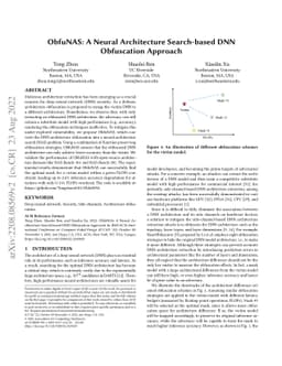 ObfuNAS: A Neural Architecture Search-based DNN Obfuscation Approach