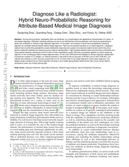 Diagnose Like a Radiologist: Hybrid Neuro-Probabilistic Reasoning for
  Attribute-Based Medical Image Diagnosis