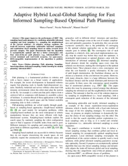 Adaptive Hybrid Local-Global Sampling for Fast Informed Sampling-Based
  Optimal Path Planning