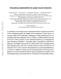 Evaluating Explainability for Graph Neural Networks