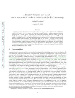 Sudakov-Fernique post-AMP, and a new proof of the local convexity of the
  TAP free energy