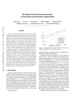 Revisiting Weak-to-Strong Consistency in Semi-Supervised Semantic
  Segmentation