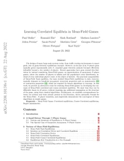 Learning Correlated Equilibria in Mean-Field Games