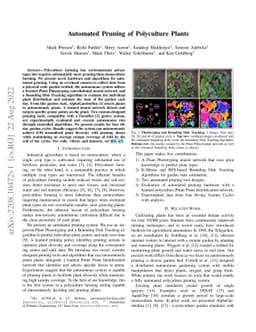 Automated Pruning of Polyculture Plants