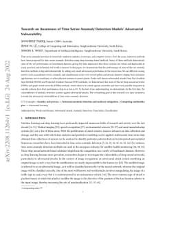 Towards an Awareness of Time Series Anomaly Detection Models'
  Adversarial Vulnerability
