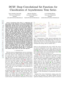DCSF: Deep Convolutional Set Functions for Classification of
  Asynchronous Time Series