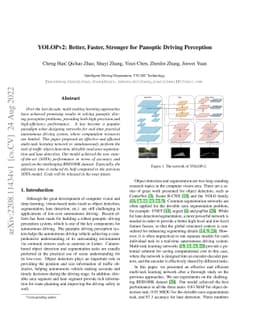YOLOPv2: Better, Faster, Stronger for Panoptic Driving Perception
