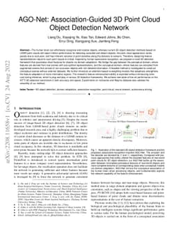 AGO-Net: Association-Guided 3D Point Cloud Object Detection Network