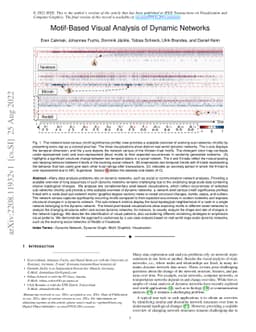 Motif-Based Visual Analysis of Dynamic Networks