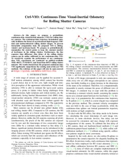 Ctrl-VIO: Continuous-Time Visual-Inertial Odometry for Rolling Shutter
  Cameras
