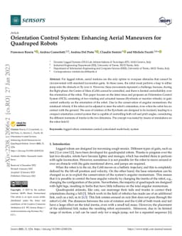 Orientation Control System: Enhancing Aerial Maneuvers for Quadruped
  Robots