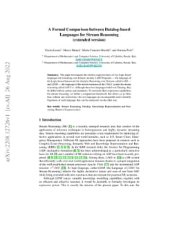 A Formal Comparison between Datalog-based Languages for Stream Reasoning
  (extended version)