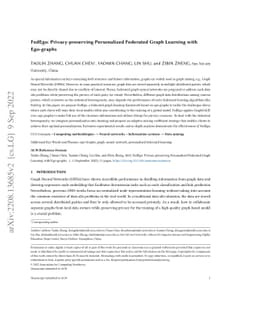 FedEgo: Privacy-preserving Personalized Federated Graph Learning with
  Ego-graphs