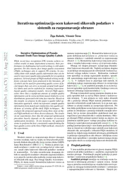 Iterative Optimization of Pseudo Ground-Truth Face Image Quality Labels