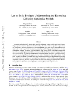 Let us Build Bridges: Understanding and Extending Diffusion Generative
  Models