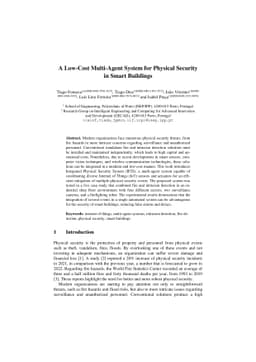 A Low-Cost Multi-Agent System for Physical Security in Smart Buildings